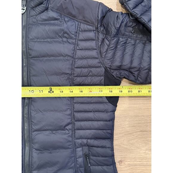Kuhl Projekt Spyfire Goose Down Puffer Jacket Womens S Black Quilted Zip Pockets - Picture 7 of 12